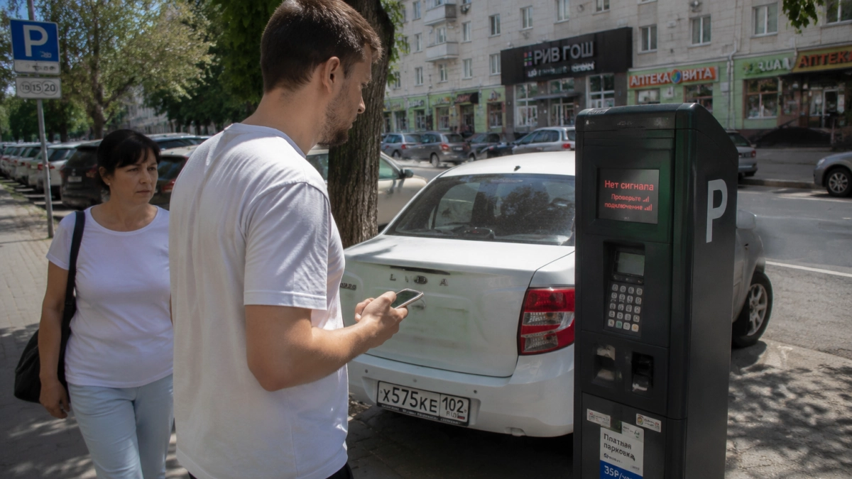 В Уфе парковки работали бесплатно 8 часов из-за перебоя электроснабжения