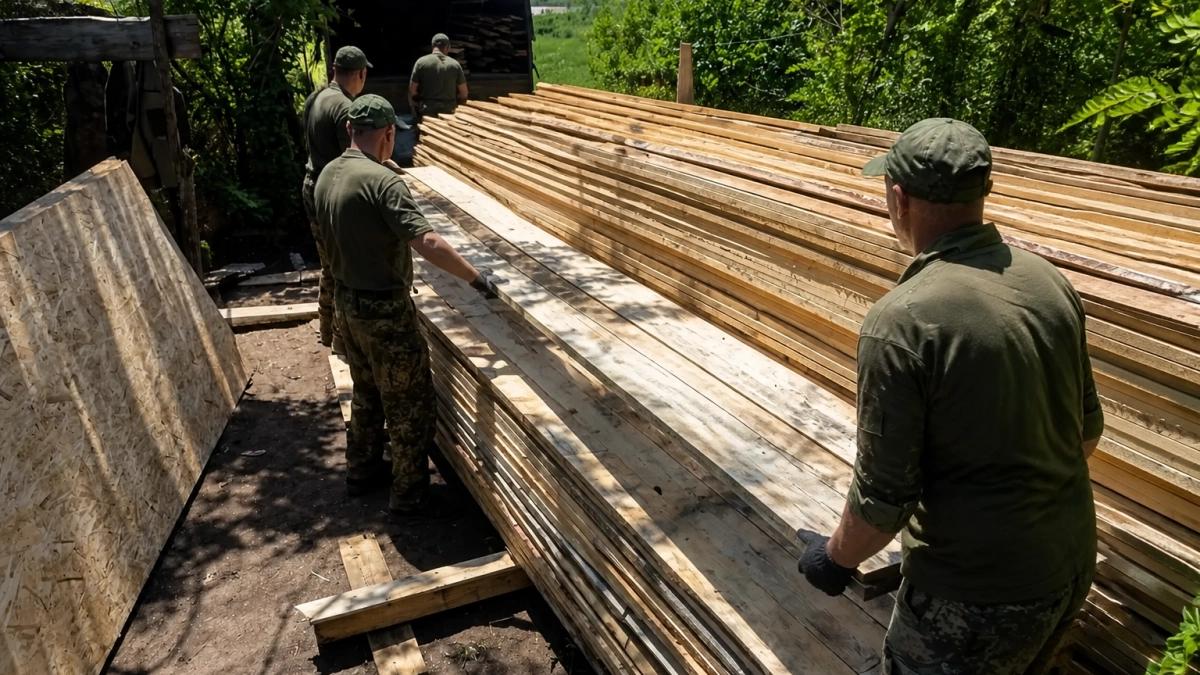 Янаульский лесхоз и предприниматели отправили в зону СВО 15 тонн помощи