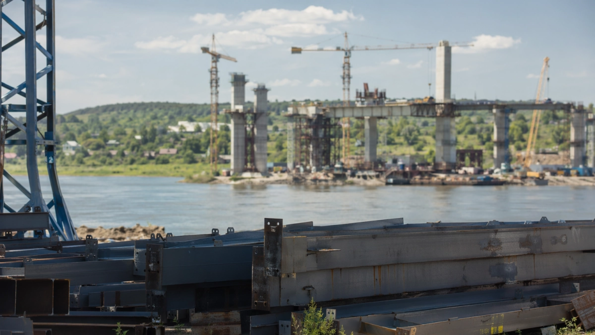 Новый мост в Стерлитамаке готов на 42% и должен открыться к концу 2028 года