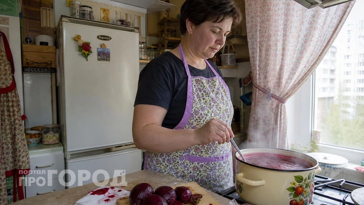 Борщ как в ресторане без потери рубинового цвета: нашла два правила в кулинарной книге 1952 года