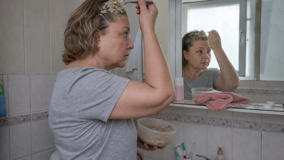 Забудьте о дорогих красках: использую всего три доступных средства для идеального каштанового оттенка седины