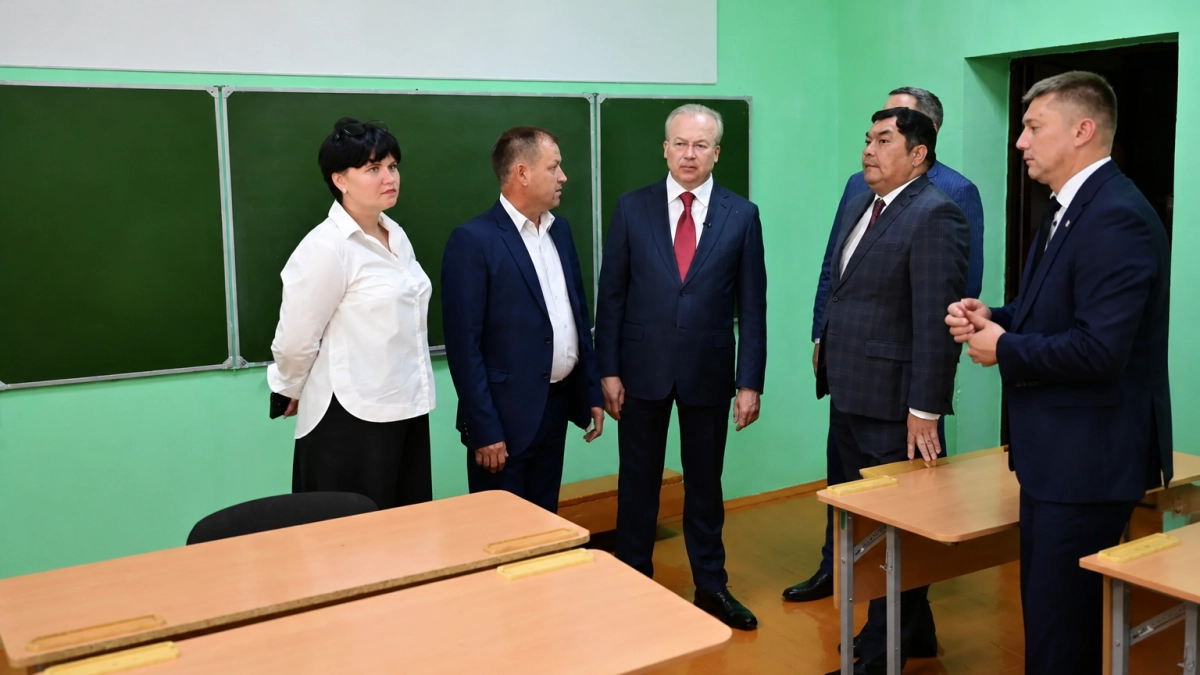В Красной Горке отремонтируют школу, где более 800 детей учатся в две смены