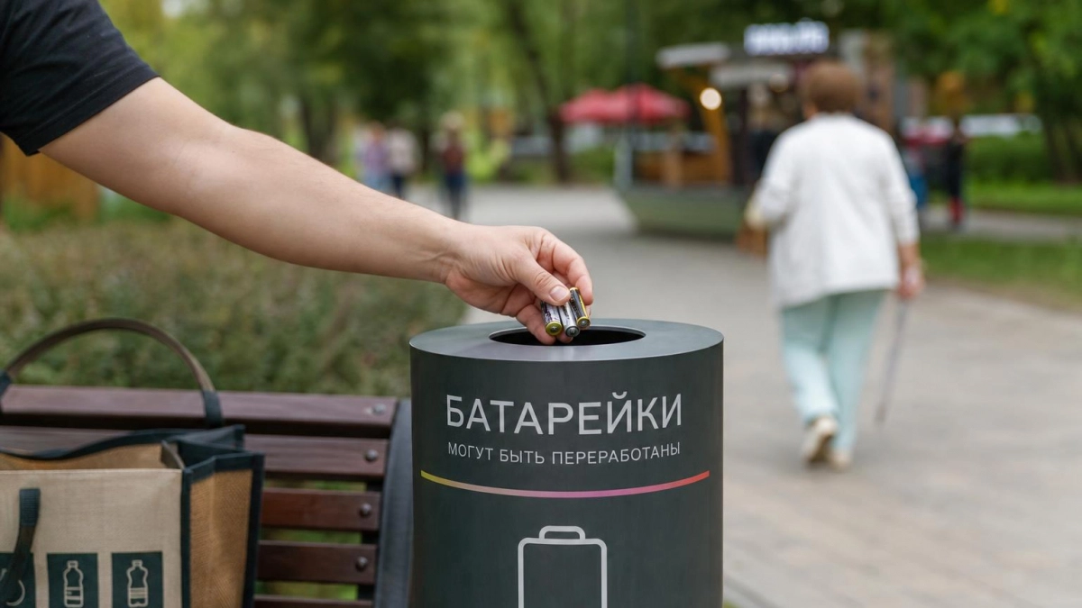 В Уфе на акции по сбору батареек напомнили об опасности для почвы и воды