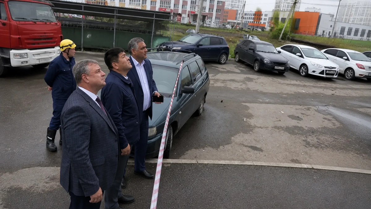 После атаки дрона на дом в Уфе для жителей открыли пункт временного размещения