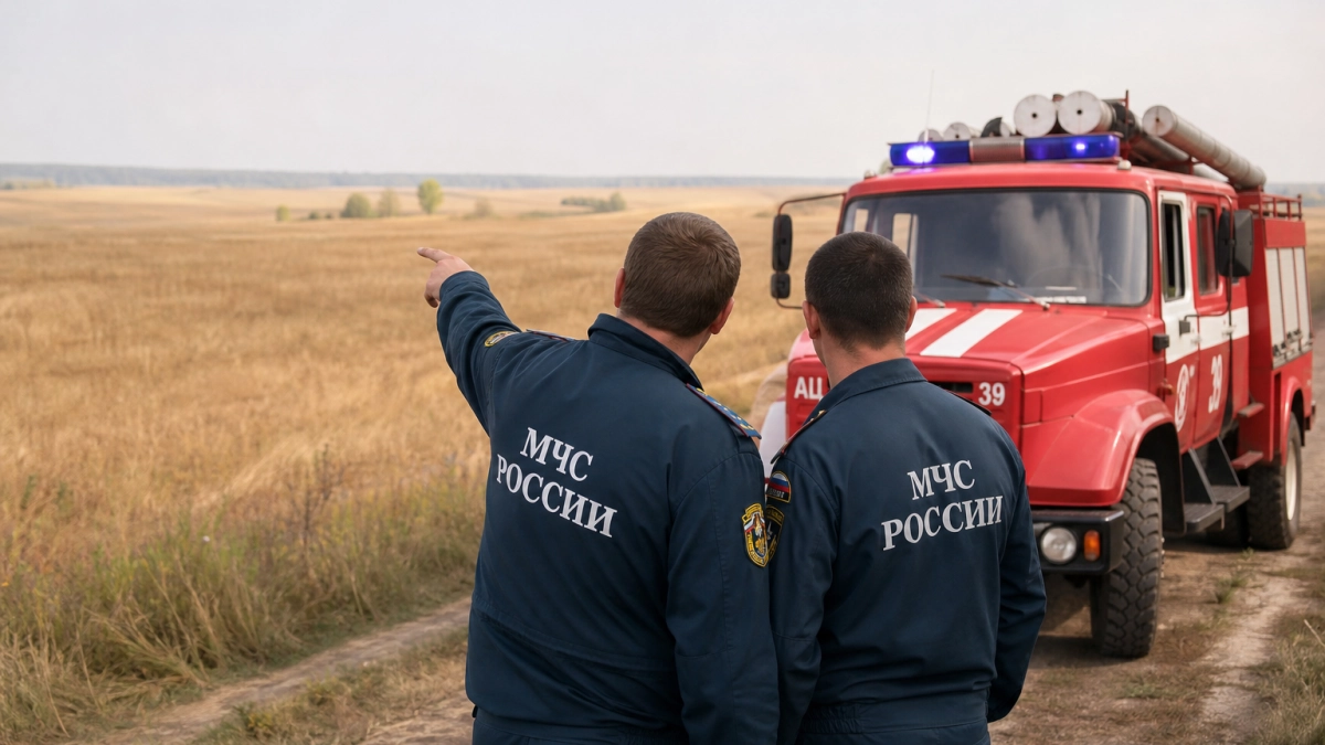 В Хайбуллинском районе Башкирии за сутки зафиксировали возгорание сухой травы