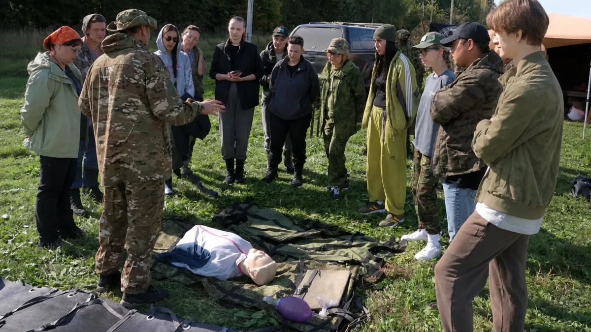 В Башкирии проходят всероссийские сборы поисковиков с ночными тренировками в лесу