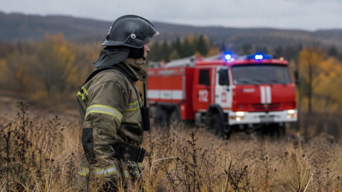 В двух районах Башкирии за сутки зарегистрировали загорания сухой растительности