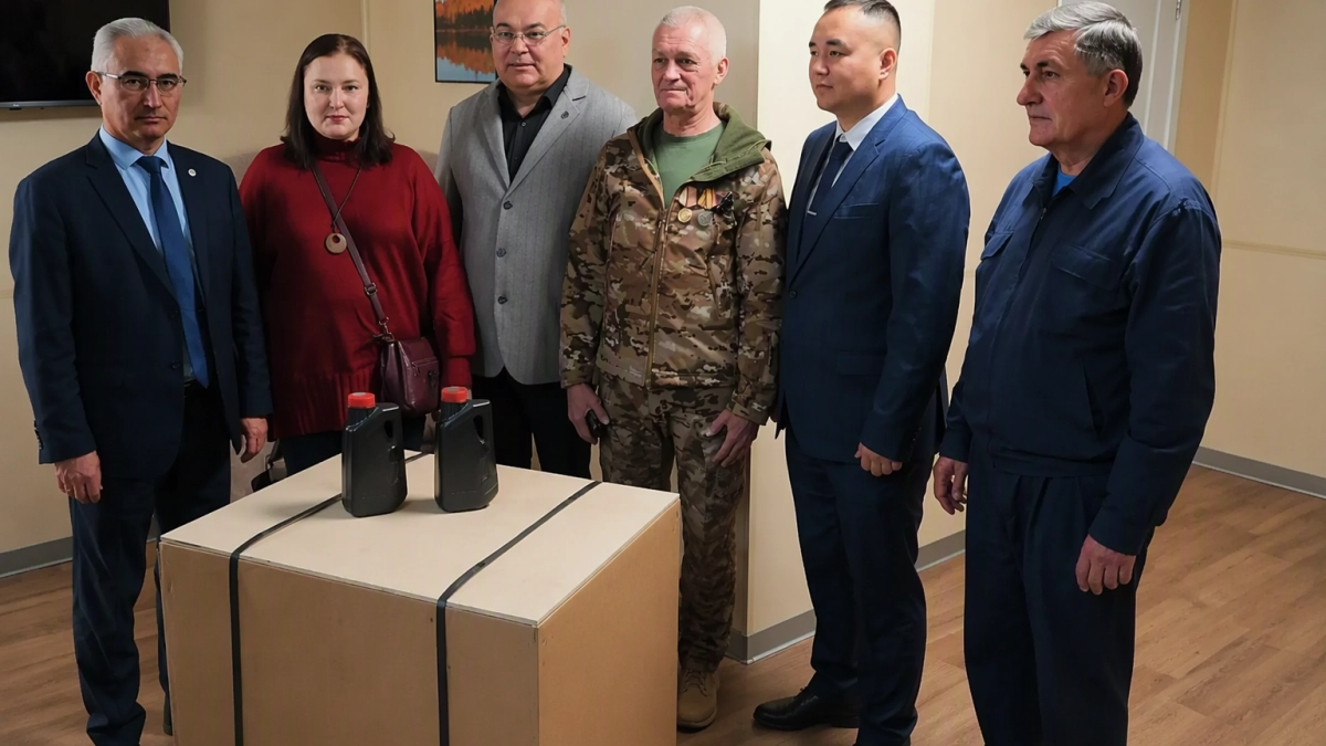 Для связи и зарядки дронов: Горсовет Уфы передал мощный генератор полку «Башкортостан»
