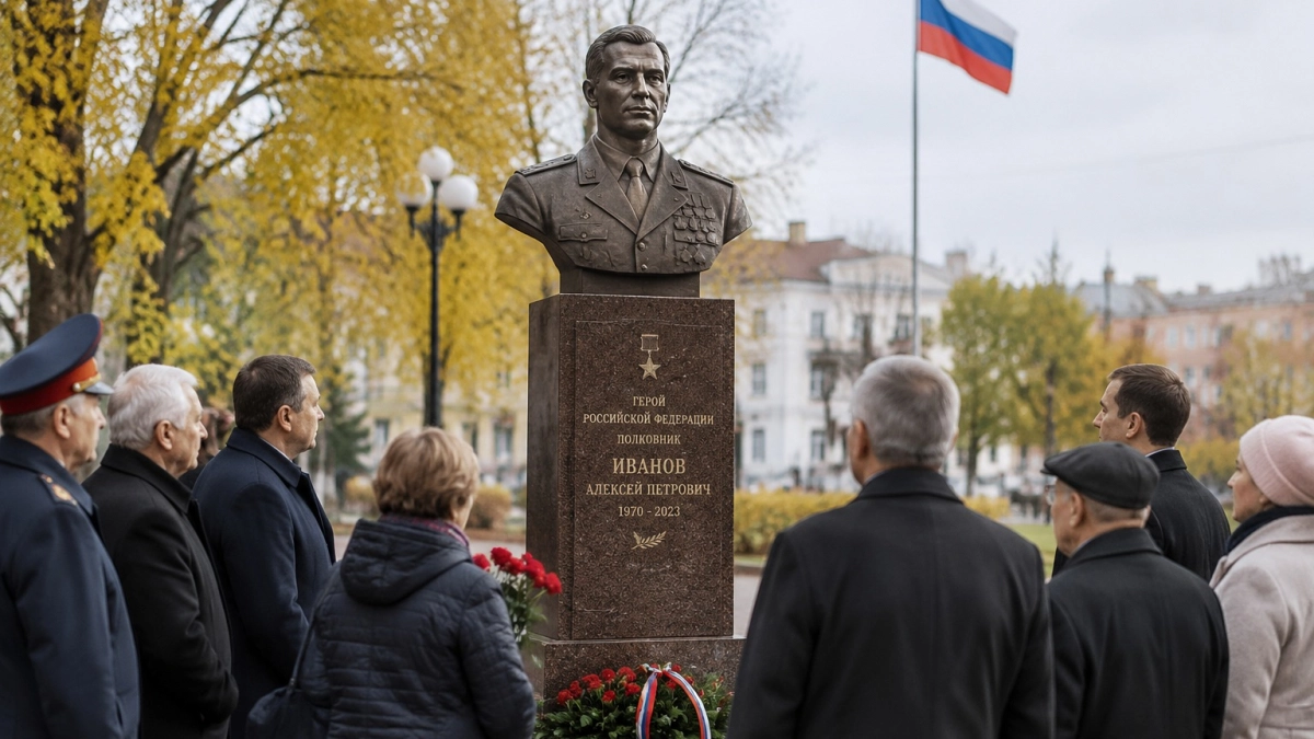 В Уфе открыли бюст десантника и кавалера ордена Красной Звезды Павла Ганцева