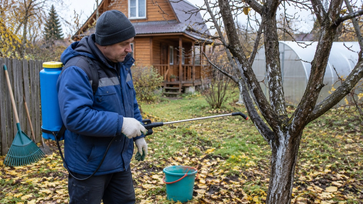 Осенняя обработка сада железным купоросом: почему доза в 500 граммов опасна и как развести идеальный состав