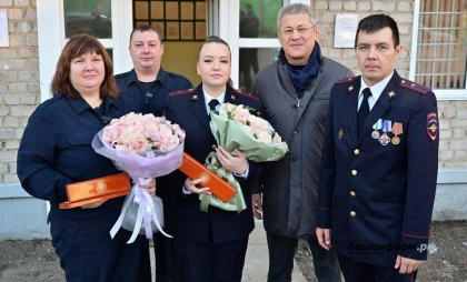 Хабиров поздравил участковую из Уфы, чей муж с позывным «Башкир» воюет в зоне СВО