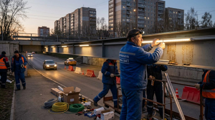 Путепровод на Менделеева в Уфе подсветят за 44 млн — дороже всех предыдущих